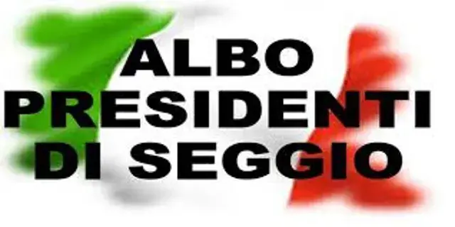 albo presidenti di seggio elettorale